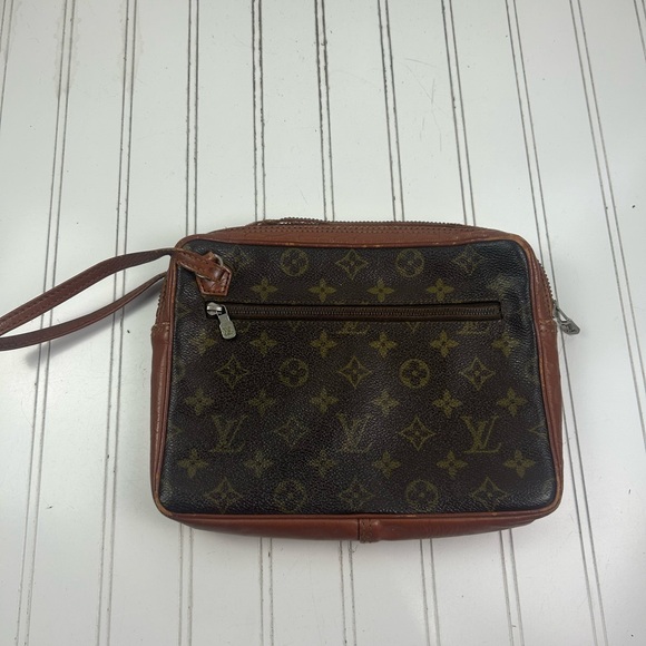 Louis Vuitton Pochette Second 184 Sport Brown Monogram Clutch Bag